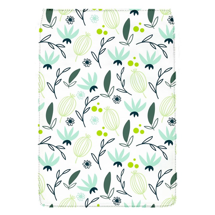 Hand drawm seamless floral pattern Flap Covers (S) 