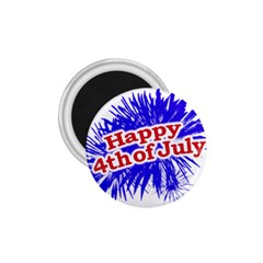 Happy 4th Of July Graphic Logo 1 75  Magnets by dflcprints