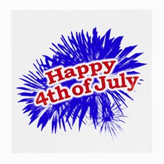 Happy 4th Of July Graphic Logo Medium Glasses Cloth by dflcprints