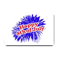 Happy 4th Of July Graphic Logo Small Doormat 