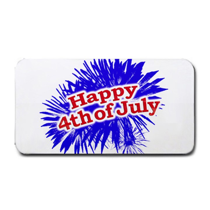 Happy 4th Of July Graphic Logo Medium Bar Mats