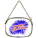 Happy 4th Of July Graphic Logo Chain Purses (One Side)  Front