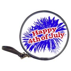 Happy 4th Of July Graphic Logo Classic 20-cd Wallets by dflcprints