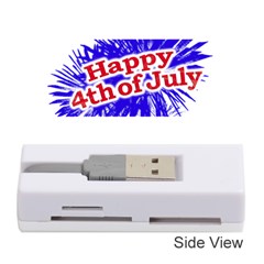 Happy 4th Of July Graphic Logo Memory Card Reader (stick)  by dflcprints