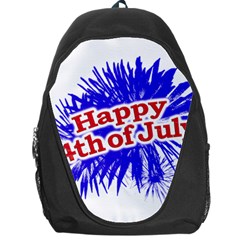 Happy 4th Of July Graphic Logo Backpack Bag by dflcprints