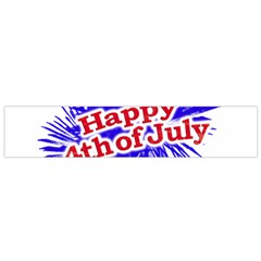 Happy 4th Of July Graphic Logo Flano Scarf (small)  by dflcprints