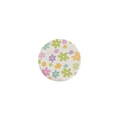 Beautiful Spring Flowers Background 1  Mini Buttons by TastefulDesigns