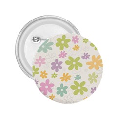 Beautiful Spring Flowers Background 2 25  Buttons by TastefulDesigns