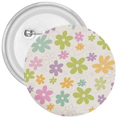 Beautiful Spring Flowers Background 3  Buttons by TastefulDesigns