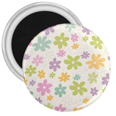 Beautiful Spring Flowers Background 3  Magnets by TastefulDesigns