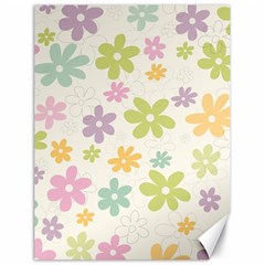 Beautiful Spring Flowers Background Canvas 18  X 24   by TastefulDesigns