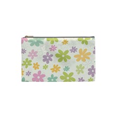 Beautiful Spring Flowers Background Cosmetic Bag (small)  by TastefulDesigns