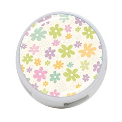 Beautiful Spring Flowers Background 4-port Usb Hub (one Side) by TastefulDesigns