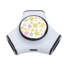 Beautiful Spring Flowers Background 3-port Usb Hub by TastefulDesigns