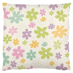 Beautiful Spring Flowers Background Large Cushion Case (two Sides) by TastefulDesigns