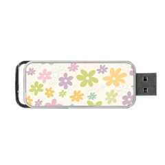 Beautiful Spring Flowers Background Portable Usb Flash (one Side) by TastefulDesigns