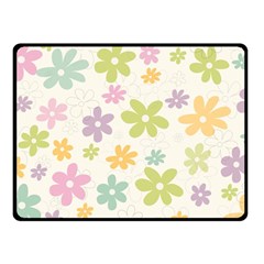 Beautiful Spring Flowers Background Double Sided Fleece Blanket (small)  by TastefulDesigns