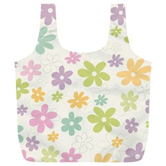 Beautiful Spring Flowers Background Full Print Recycle Bags (l)  by TastefulDesigns