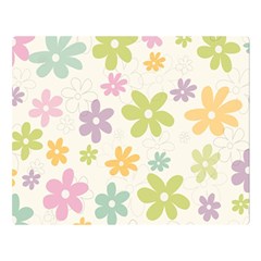 Beautiful Spring Flowers Background Double Sided Flano Blanket (large)  by TastefulDesigns