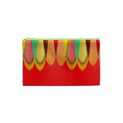 Colors On Red Cosmetic Bag (xs) by linceazul