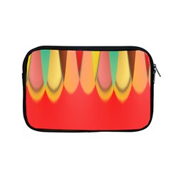 Colors On Red Apple Macbook Pro 13  Zipper Case by linceazul