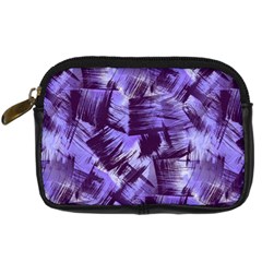 Purple Paint Strokes Digital Camera Cases by KirstenStar