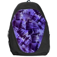 Purple Paint Strokes Backpack Bag by KirstenStar