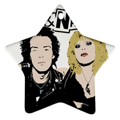 Sid And Nancy Ornament (star) by Valentinaart