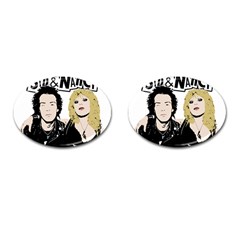 Sid And Nancy Cufflinks (oval) by Valentinaart