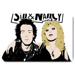 Sid And Nancy Large Doormat  by Valentinaart