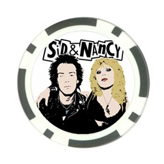 Sid And Nancy Poker Chip Card Guard (10 Pack) by Valentinaart