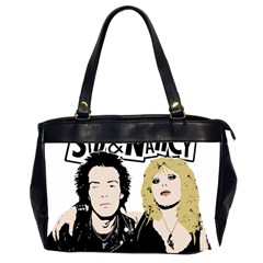 Sid And Nancy Office Handbags (2 Sides)  by Valentinaart