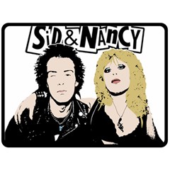 Sid And Nancy Fleece Blanket (large)  by Valentinaart