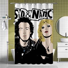 Sid And Nancy Shower Curtain 48  X 72  (small)  by Valentinaart