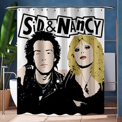 Sid And Nancy Shower Curtain 60  X 72  (medium)  by Valentinaart