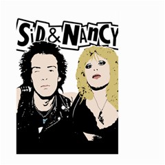 Sid And Nancy Large Garden Flag (two Sides) by Valentinaart