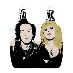 Sid And Nancy Full Print Recycle Bags (l)  by Valentinaart