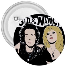 Sid And Nancy 3  Buttons by Valentinaart