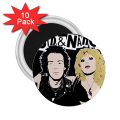 Sid And Nancy 2 25  Magnets (10 Pack)  by Valentinaart