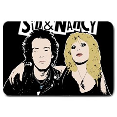 Sid And Nancy Large Doormat  by Valentinaart