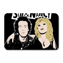 Sid And Nancy Plate Mats by Valentinaart