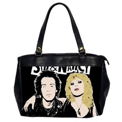 Sid And Nancy Office Handbags (2 Sides)  by Valentinaart