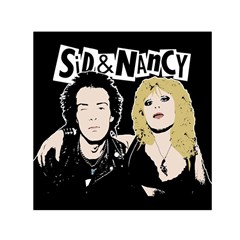 Sid And Nancy Small Satin Scarf (square) by Valentinaart