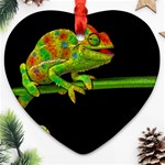 Chameleons Ornament (Heart) Front