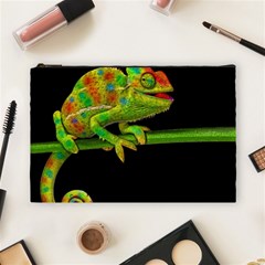 Chameleons Cosmetic Bag (large)  by Valentinaart