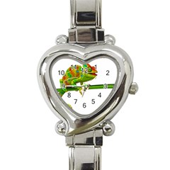 Chameleons Heart Italian Charm Watch by Valentinaart