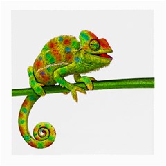 Chameleons Medium Glasses Cloth (2-side) by Valentinaart