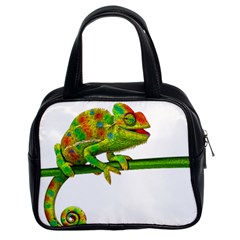 Chameleons Classic Handbags (2 Sides) by Valentinaart