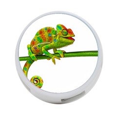 Chameleons 4-port Usb Hub (one Side) by Valentinaart