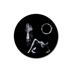 The Ring Rubber Coaster (round)  by Valentinaart